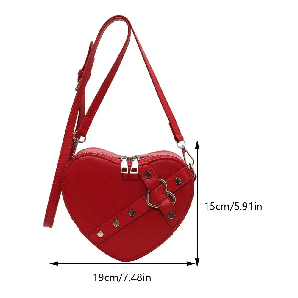 Heart Shaped Crossbody Bag - Festigal
