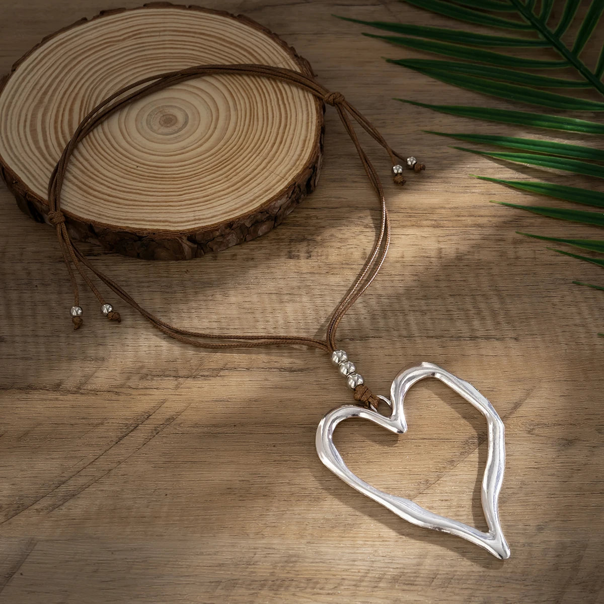Big Boho Heart Pendant Necklace - Festigal