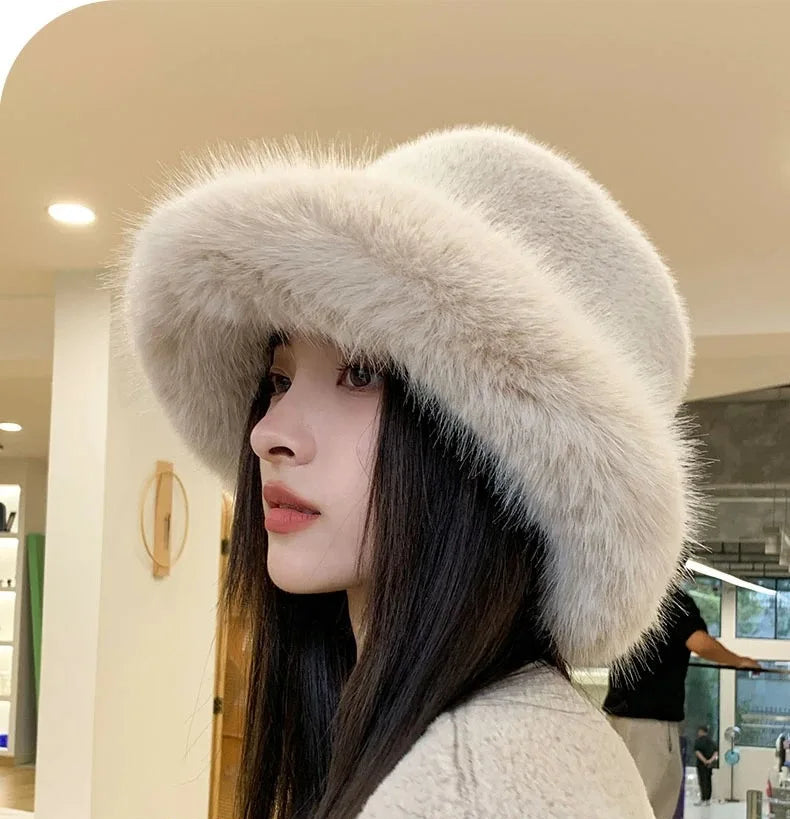 Faux Fur Bucket Hats - Festigal