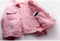 Pastel Coloured Denim Jackets - Festigal