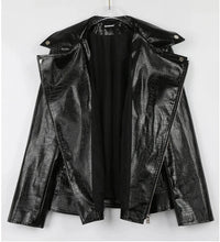 Men's Faux Crocodile Leather Jacket