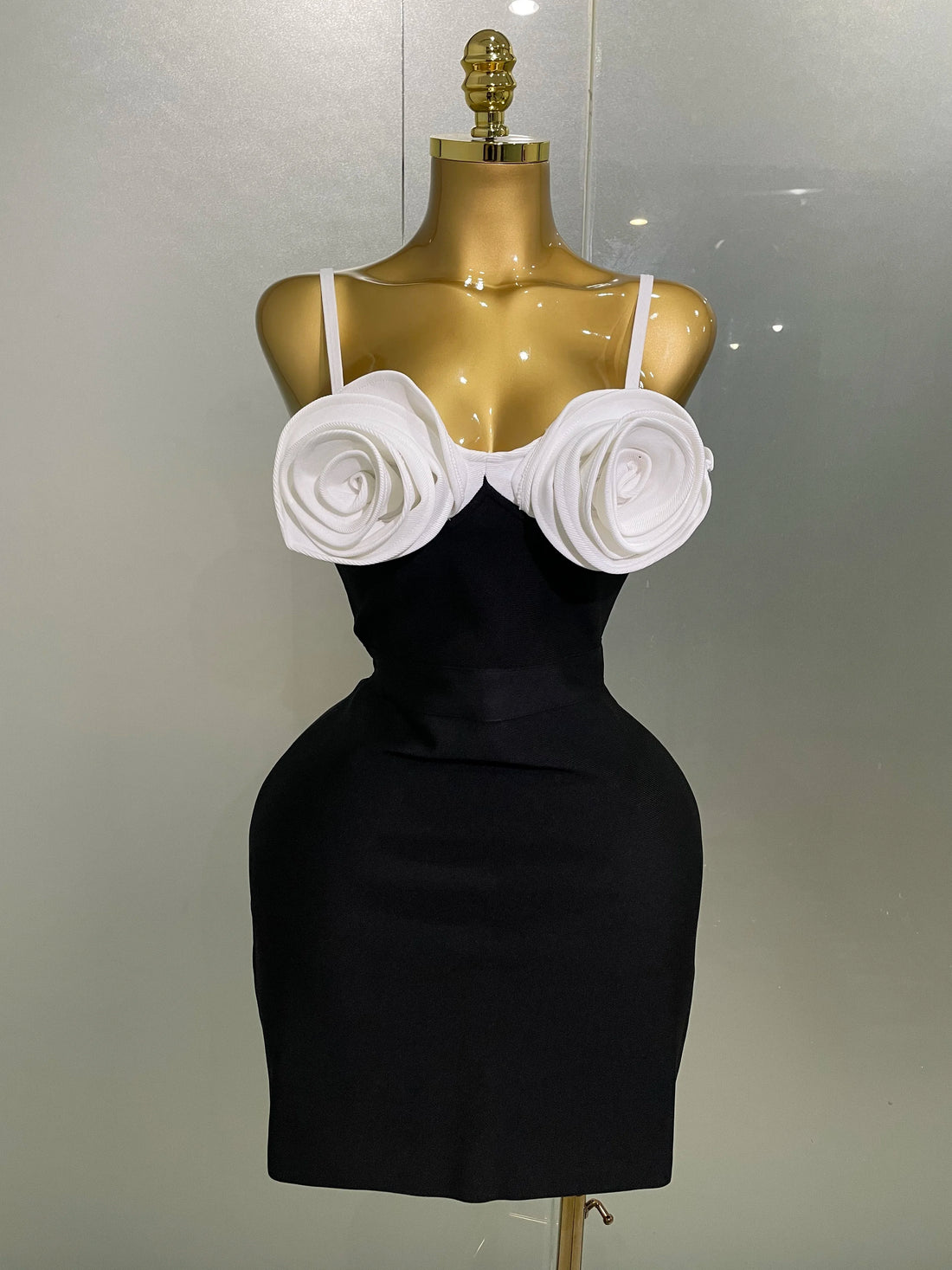 3D Blumen Verbandkleid