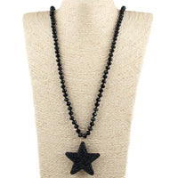 Crystal Star Beaded Necklace