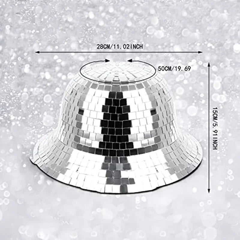 Glitter Mirror Disco Bucket Hat - Festigal