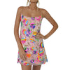 Backless Embellished Chain Strap Dress - Festigal
