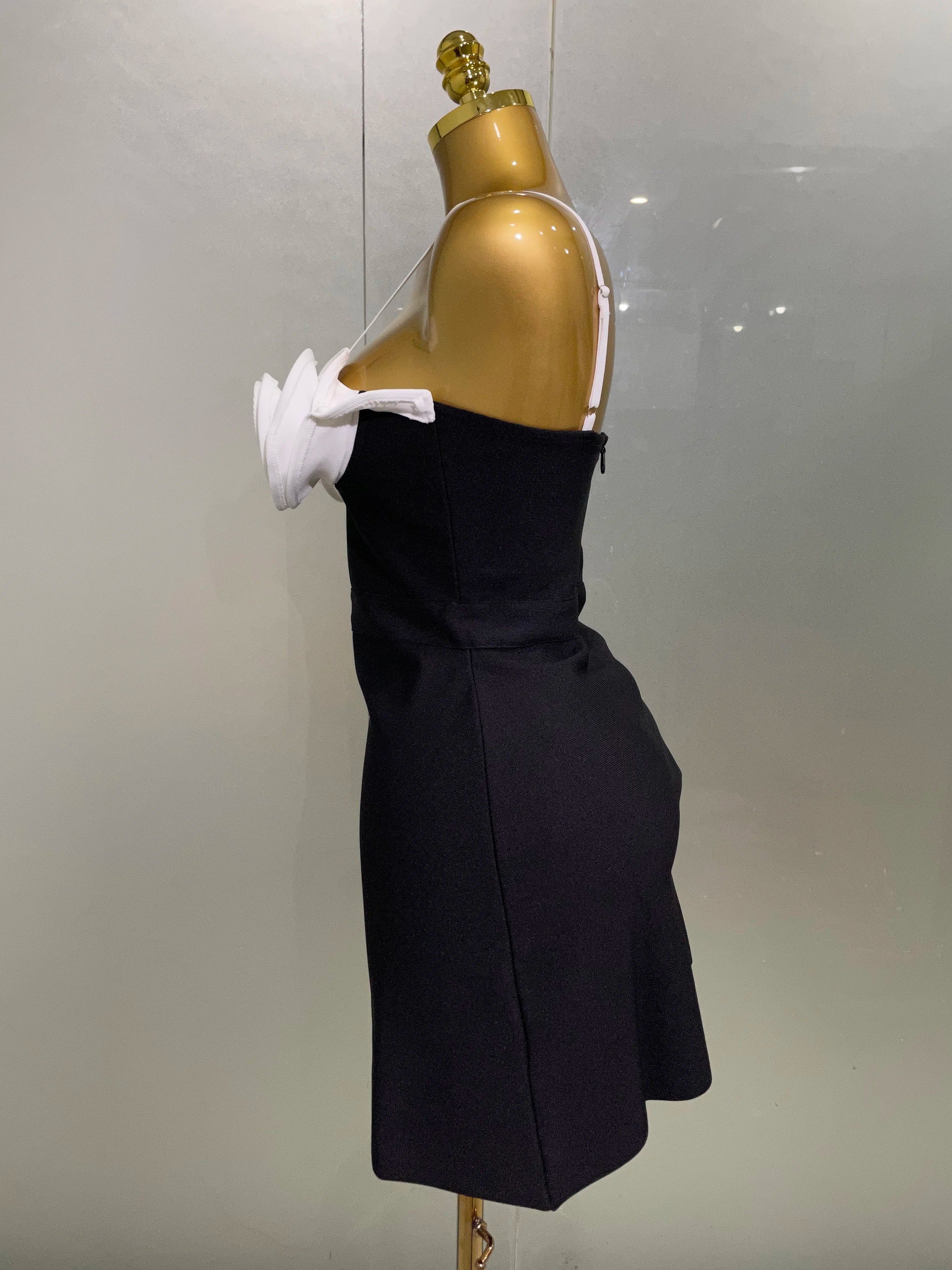 3D Blumen Verbandkleid