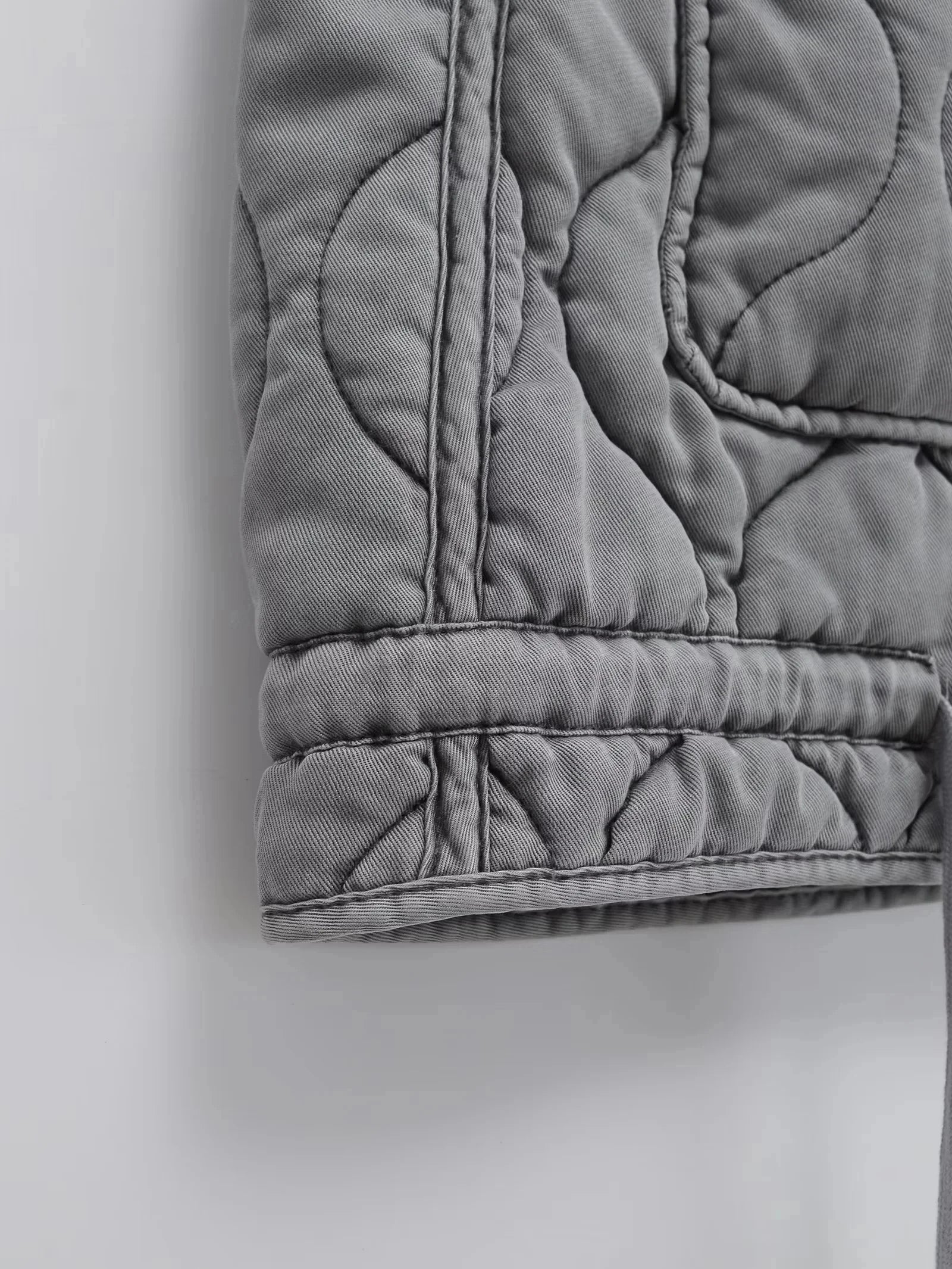 Grey Quilted Gilet - Festigal