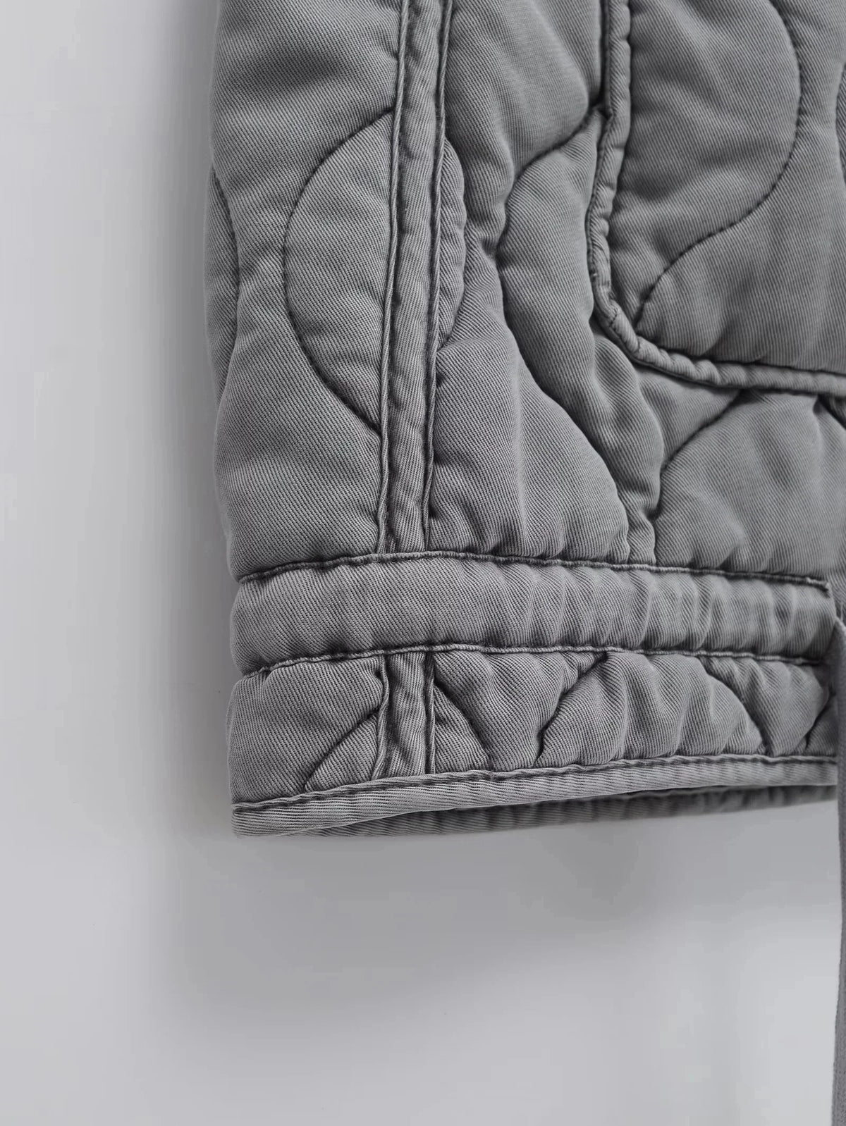 Grey Quilted Gilet