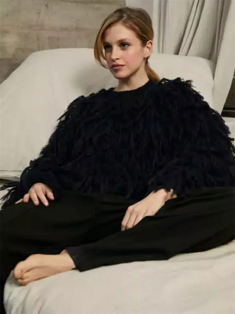 Exaggerated Tassel Sweater - Festigal