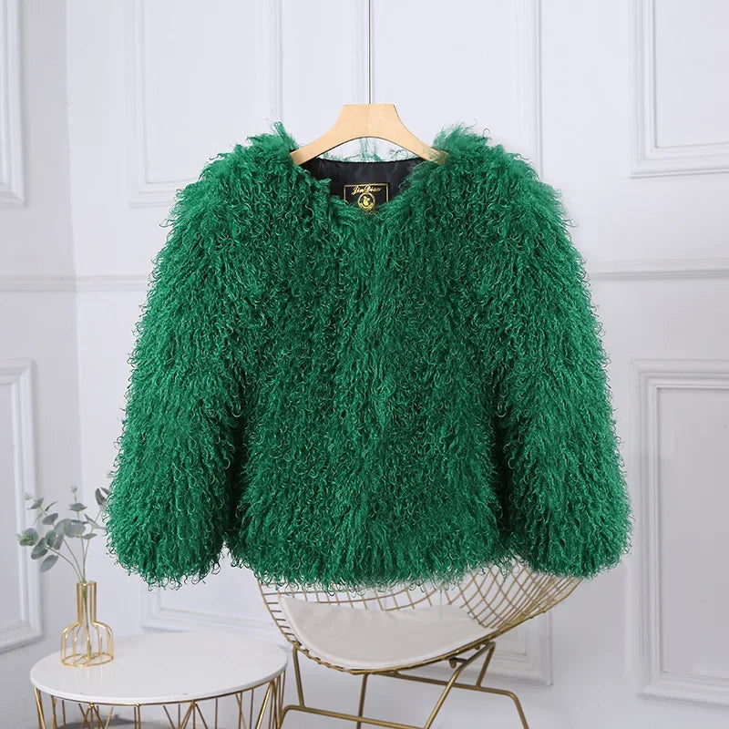 Shaggy Faux Fur Jacket - Festigal