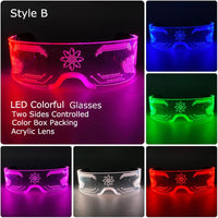 Futuristic Science Tech Colour Change Glasses - Festigal