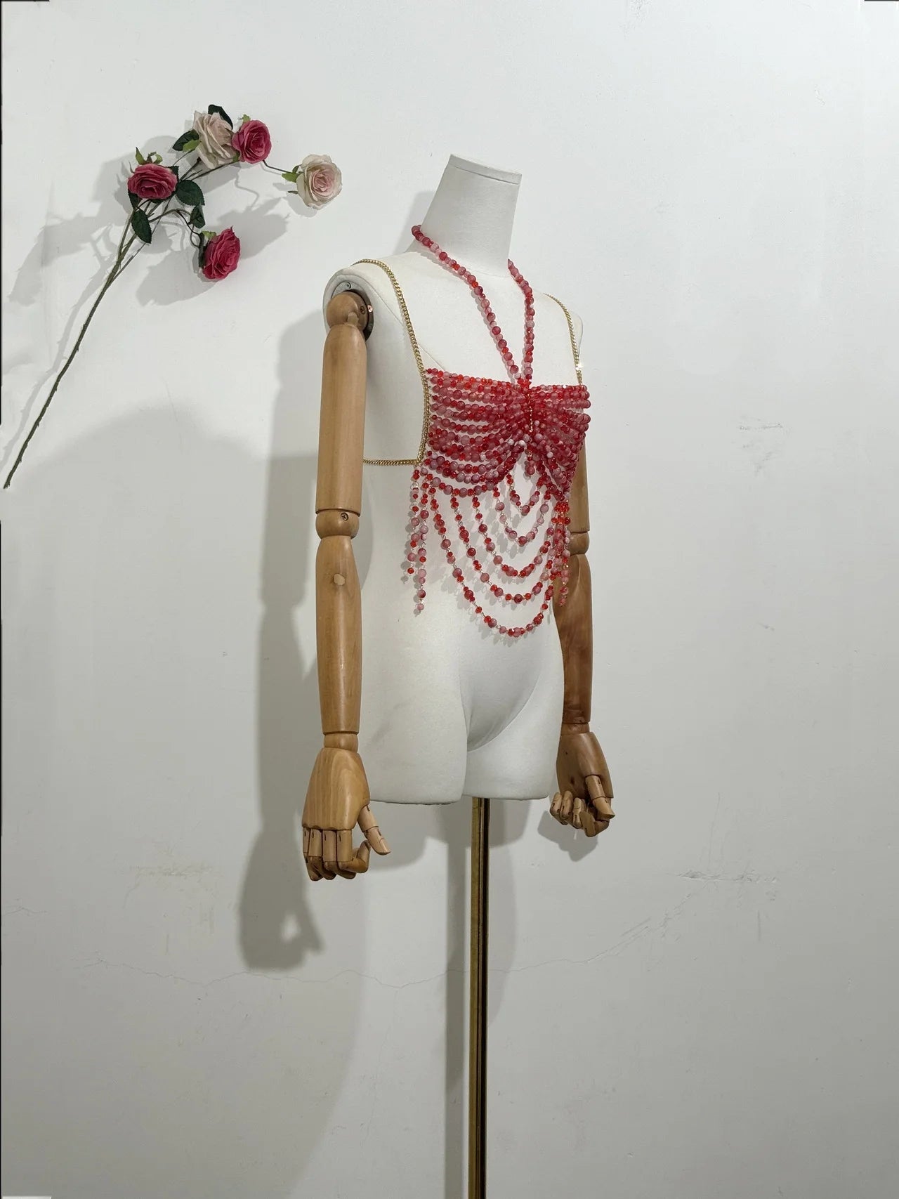 Beaded Halter Body Chain - Festigal
