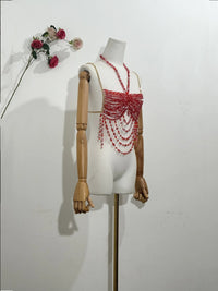 Beaded Halter Body Chain