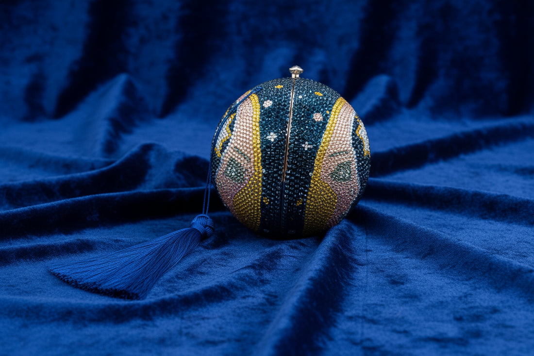 Celestial Sphere Rhinestone Bag