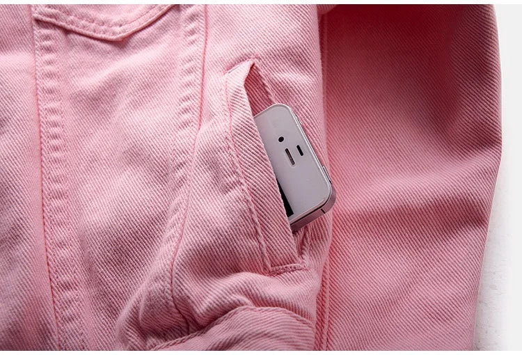 Pastel Coloured Denim Jackets - Festigal