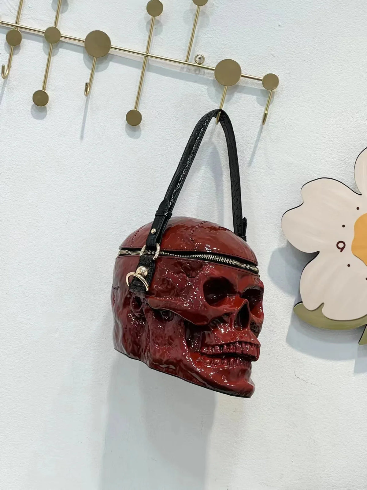 3D Skull Shoulder Bag