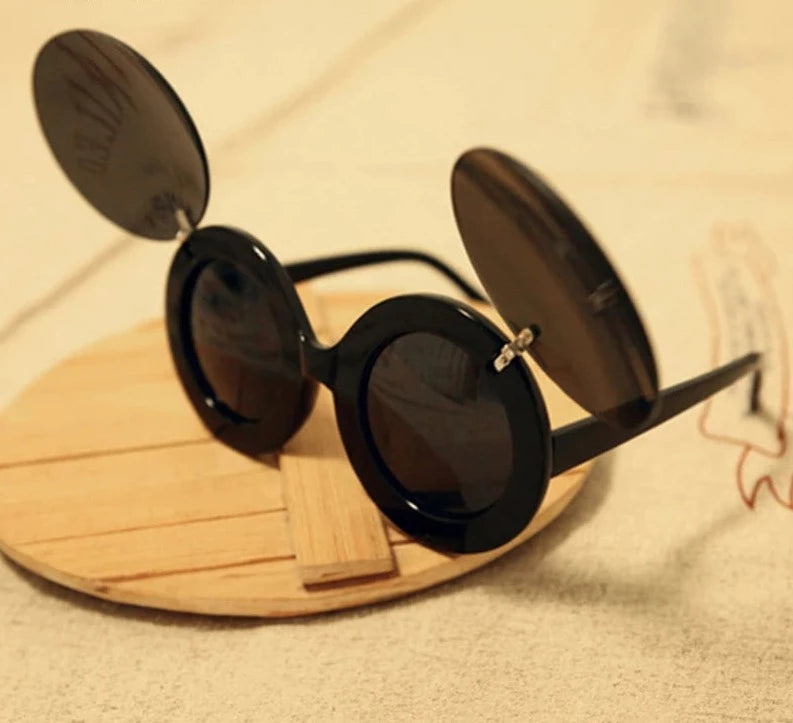 Lady Gaga Circular Flip Sunglasses - Festigal