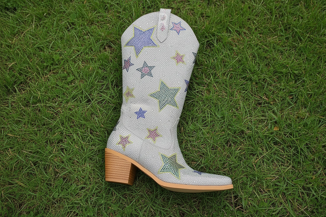Rhinestone Star Cowboy Boots