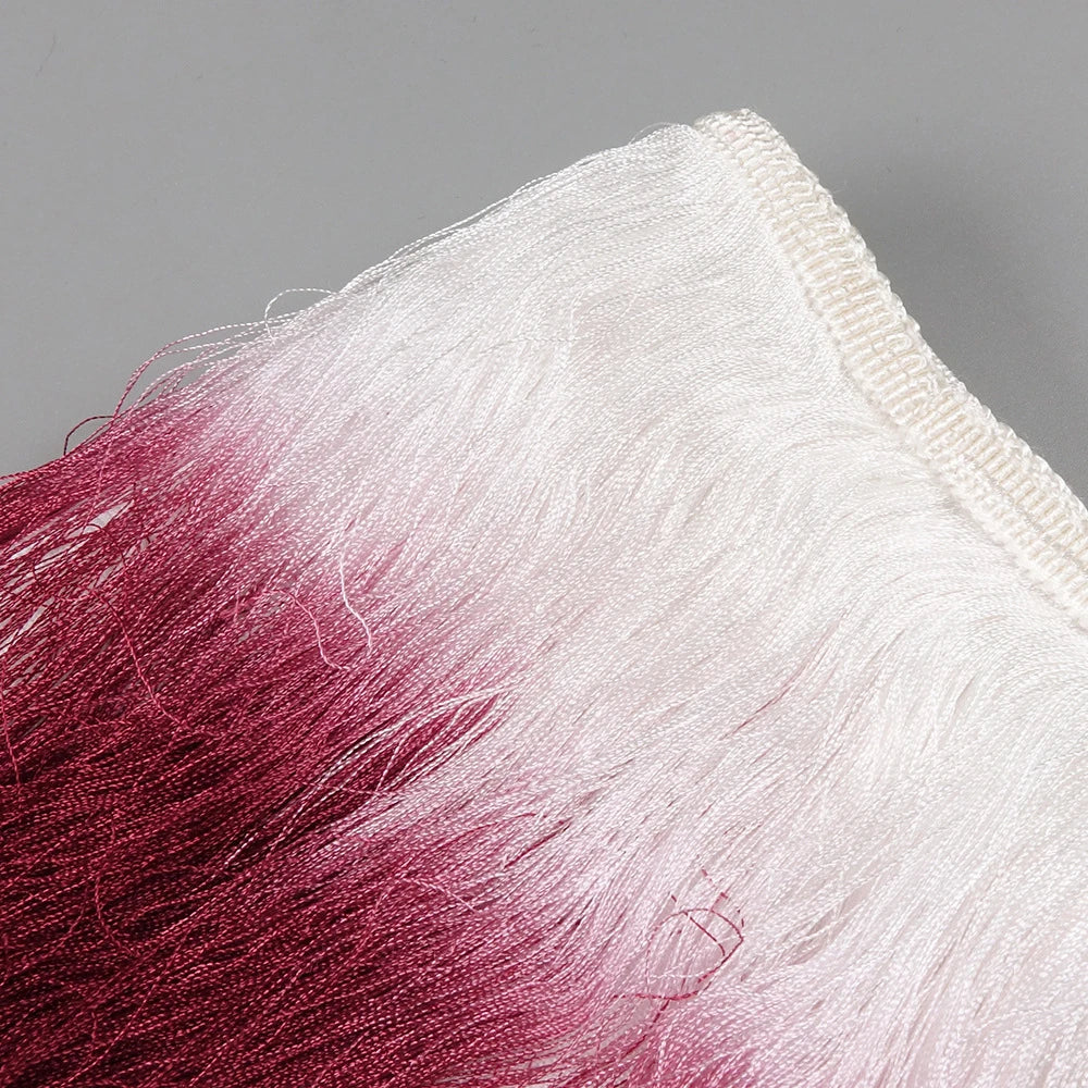 Gradient Top & Tassel Skirt Set - Festigal