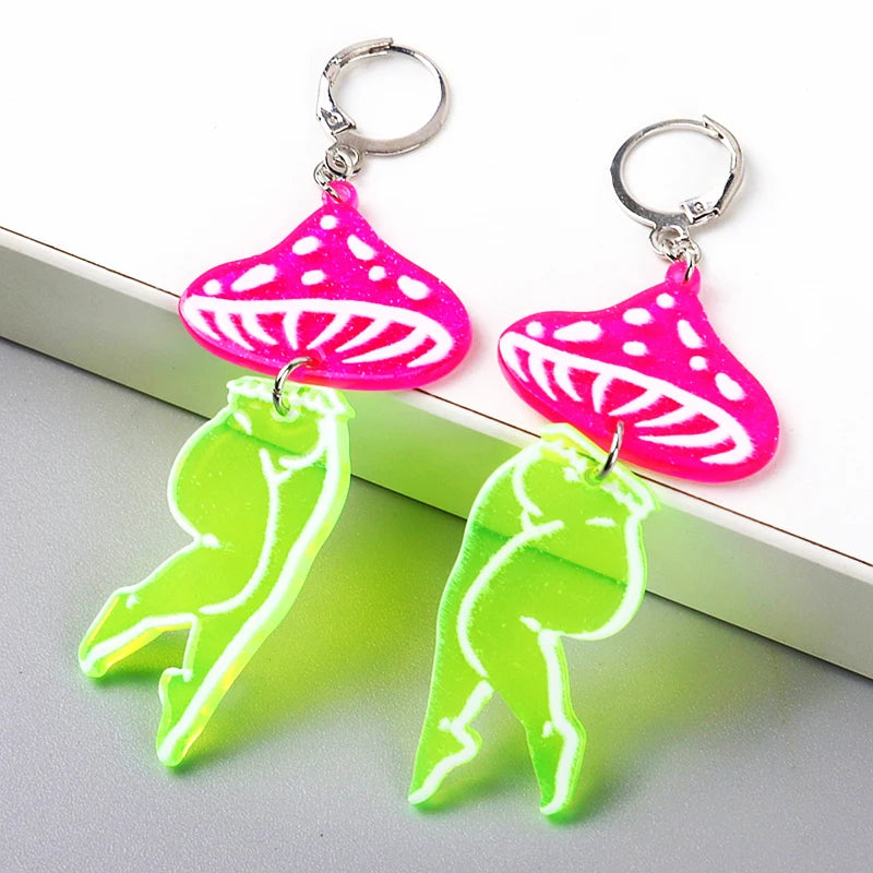 Mushroom Lady Earrings - Festigal