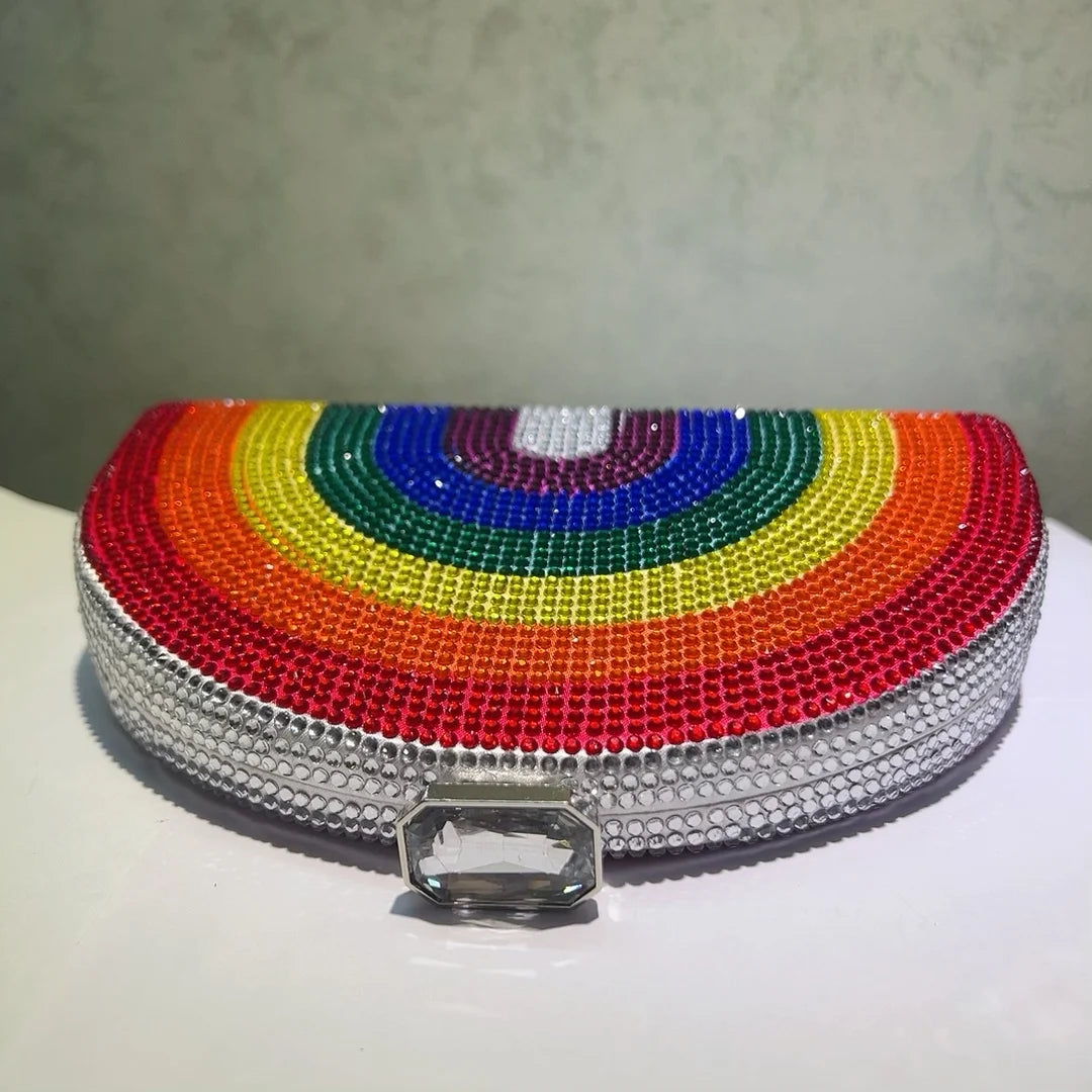Rainbow Sequin Clutch Bag - Festigal