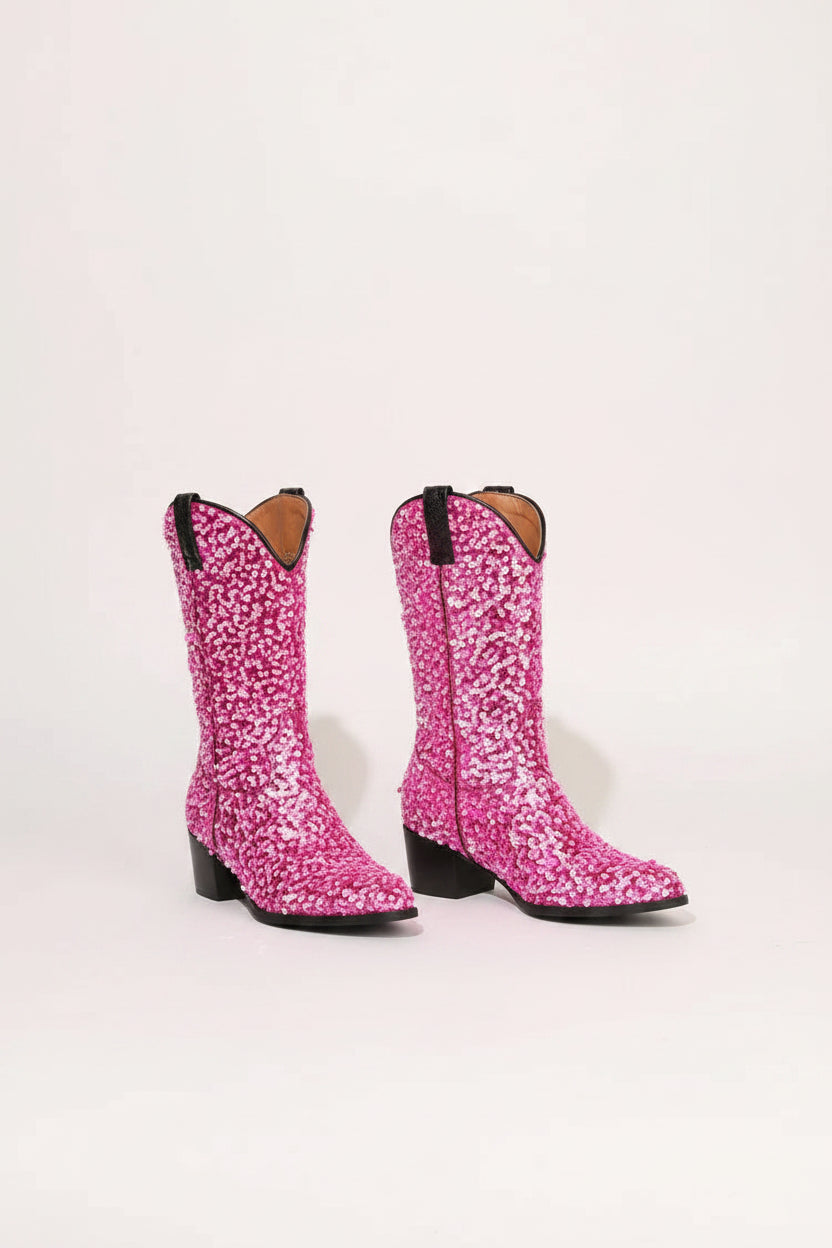 Sequin Cowgirl Boots