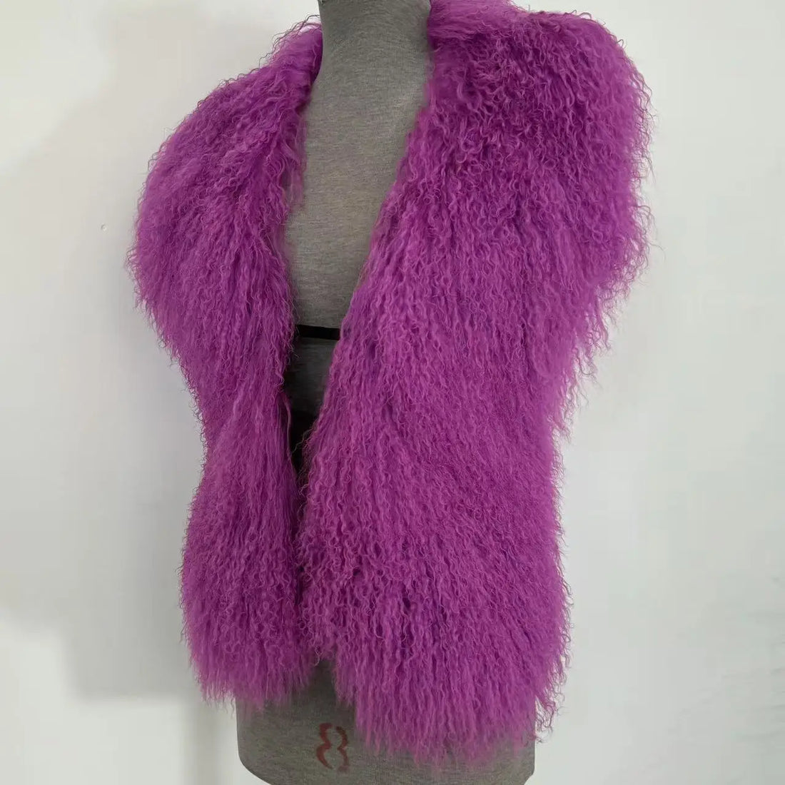 Mongolian Fur Halter Neck Top - Festigal