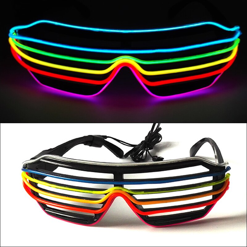 Futuristic Science Tech Colour Change Glasses - Festigal