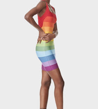 Rainbow Bandage Dress - Festigal