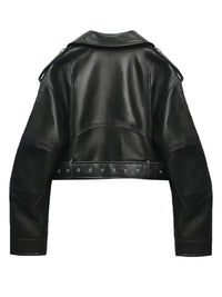 Faux Leather Biker Jacket