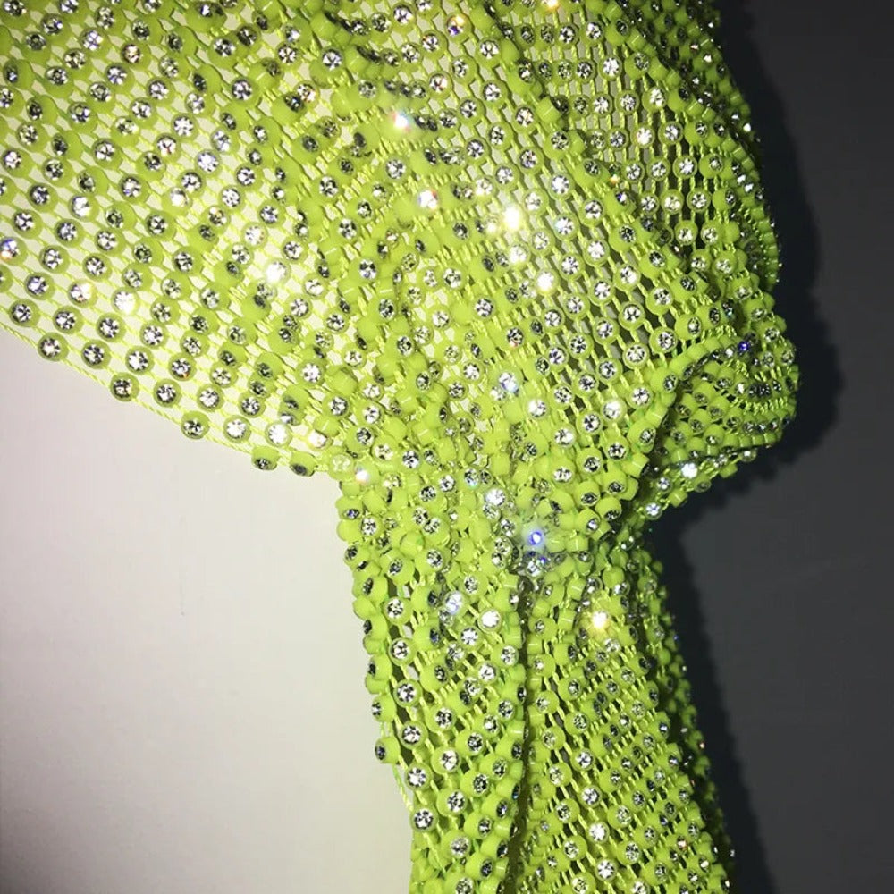 Rihanna Style Rhinestone Bandana - Festigal