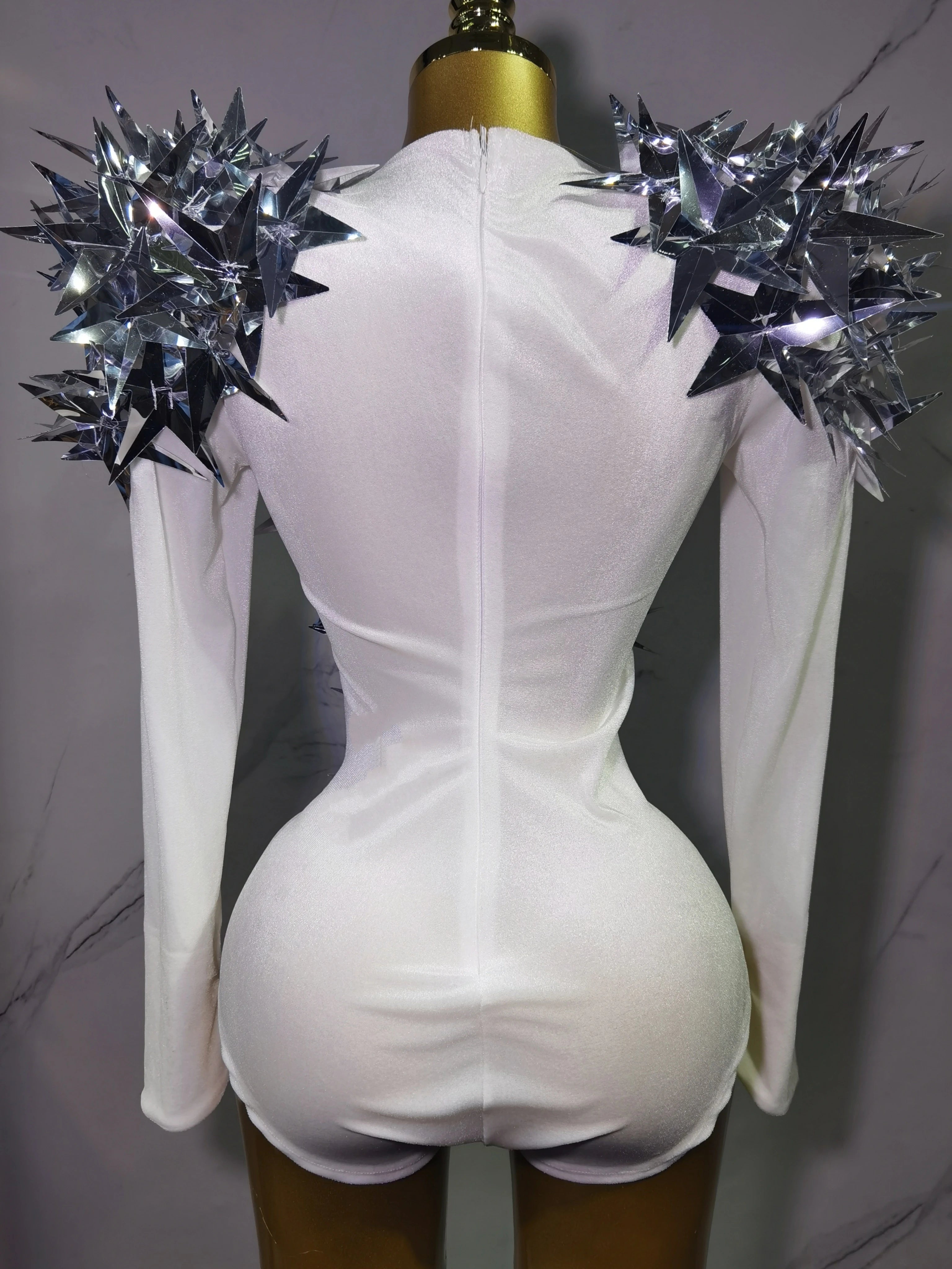 Heavily Embellished Star Bodysuit