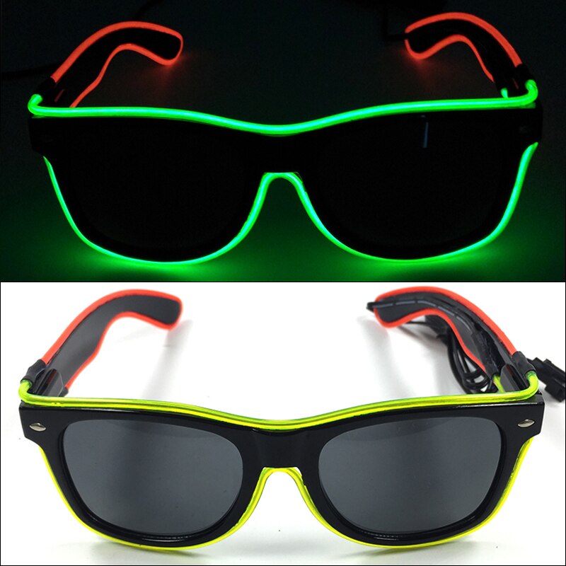 Futuristic Science Tech Colour Change Glasses - Festigal