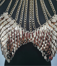 Mermaid Scale Chain Bra