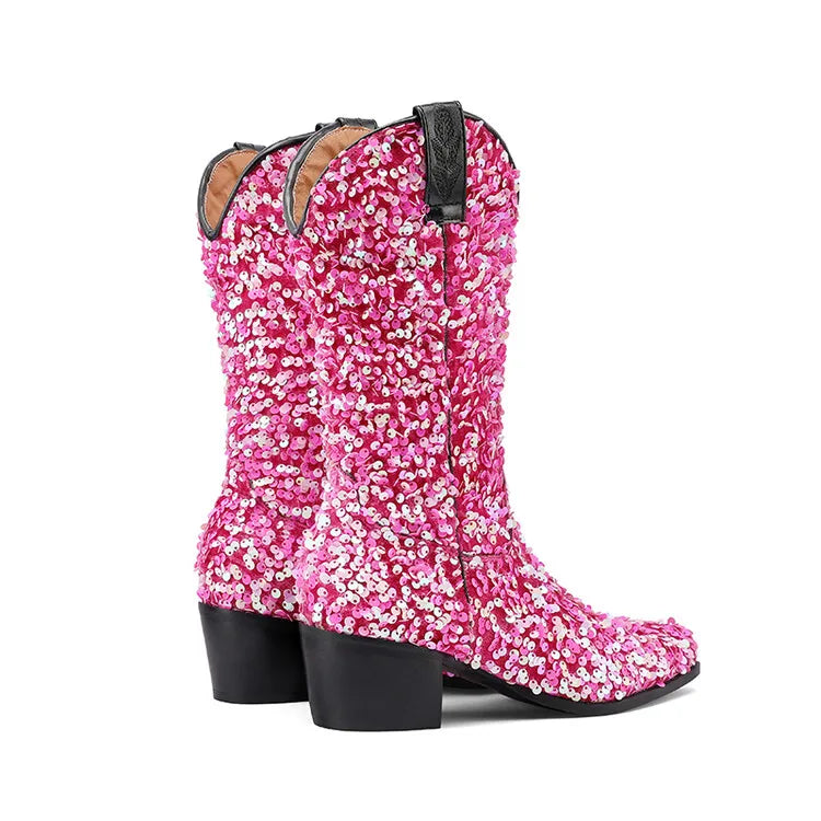 Sequin Cowgirl Boots