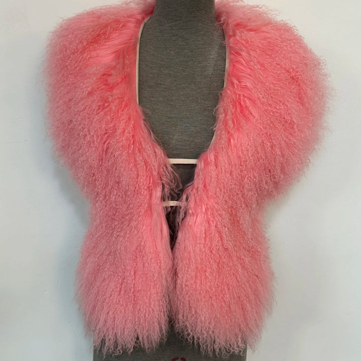 Mongolian Fur Halter Neck Top - Festigal