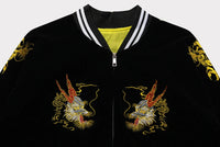 Men's Embroidered Japanese Dragon Jacket