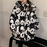 Panda Puffer Jacket