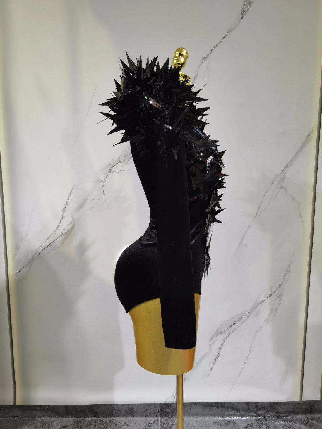 Heavily Embellished Star Bodysuit