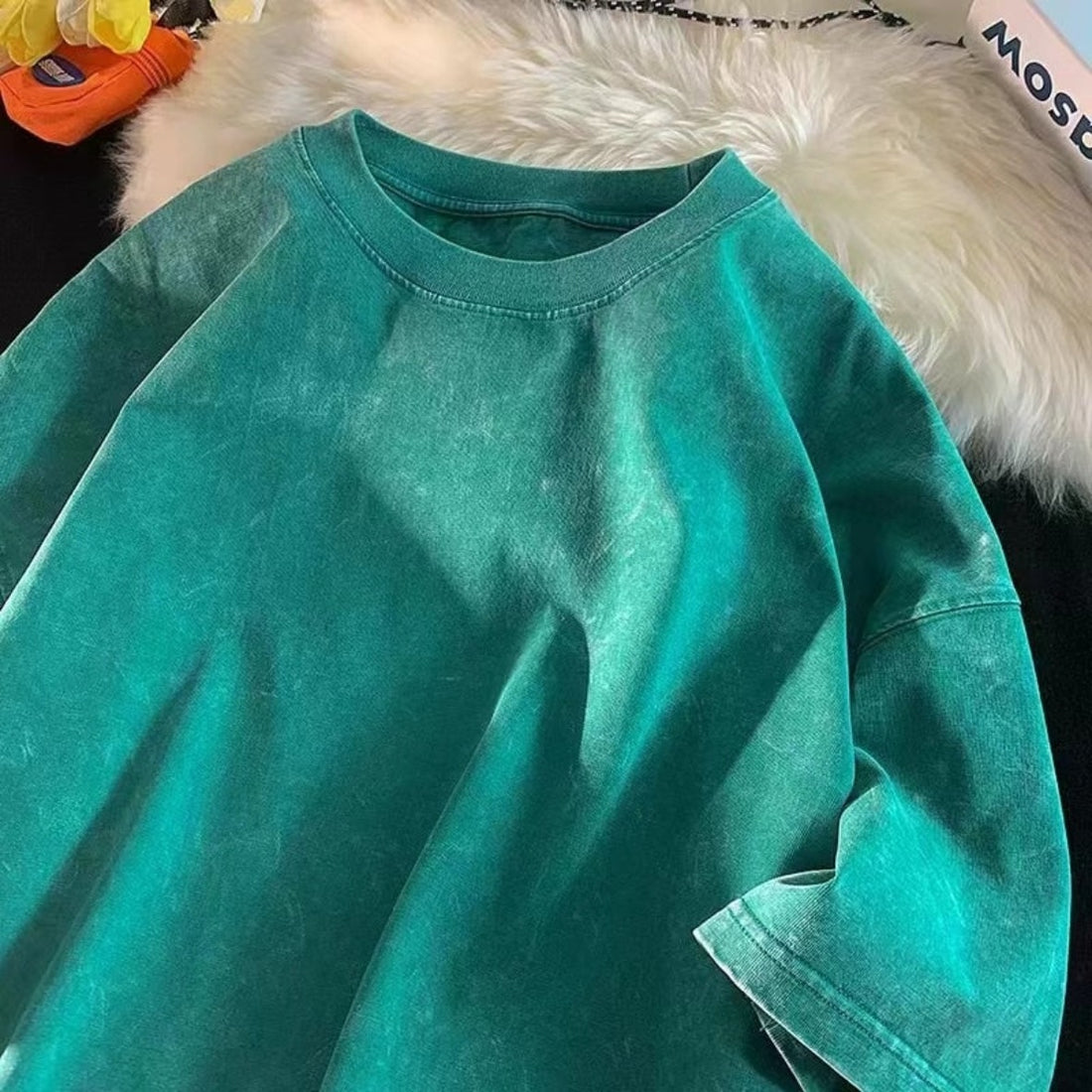 Oversized Acid Washed T Shirt - Festigal