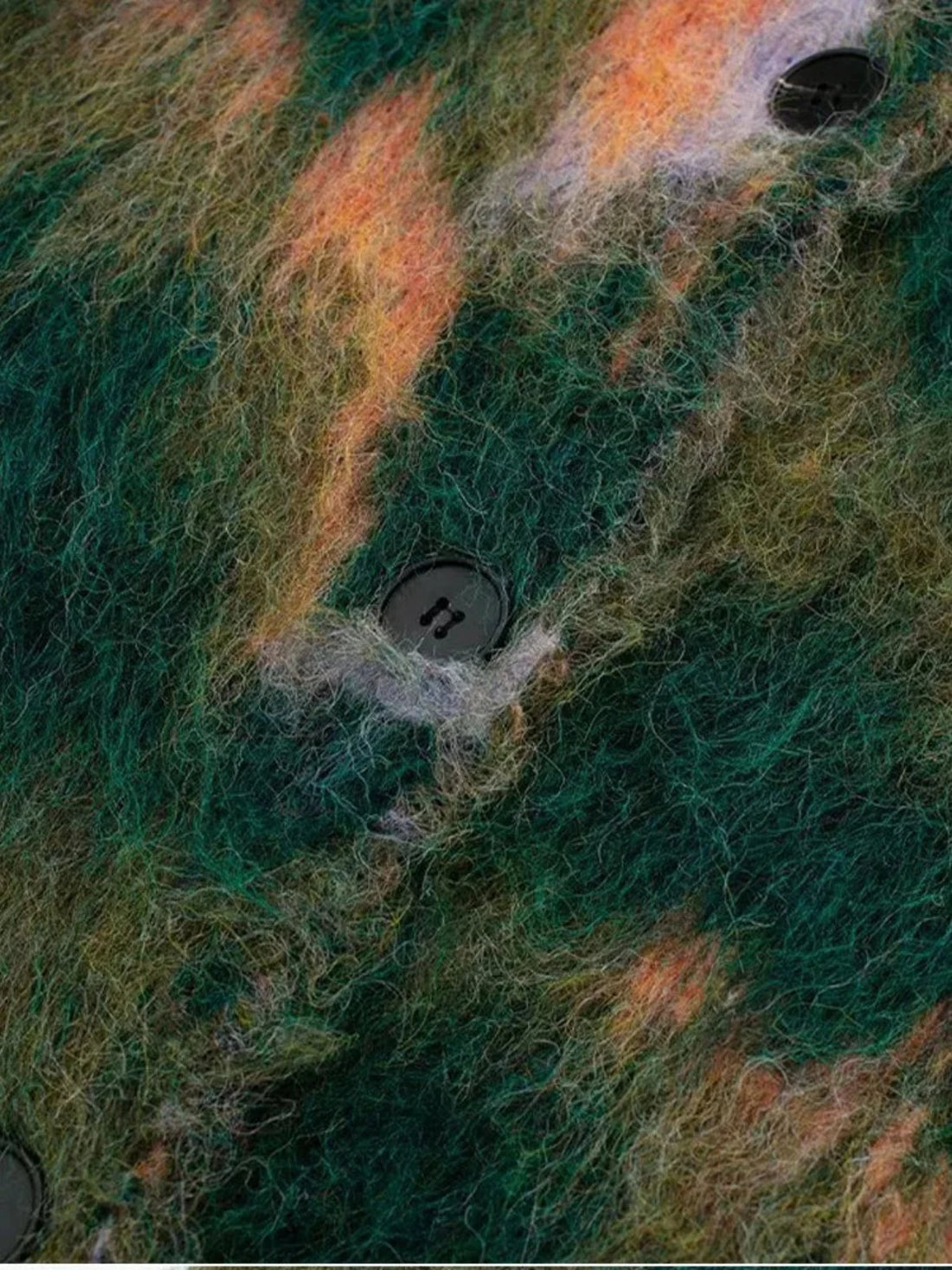 Landscape Abstract Fluffy Cardigan - Festigal