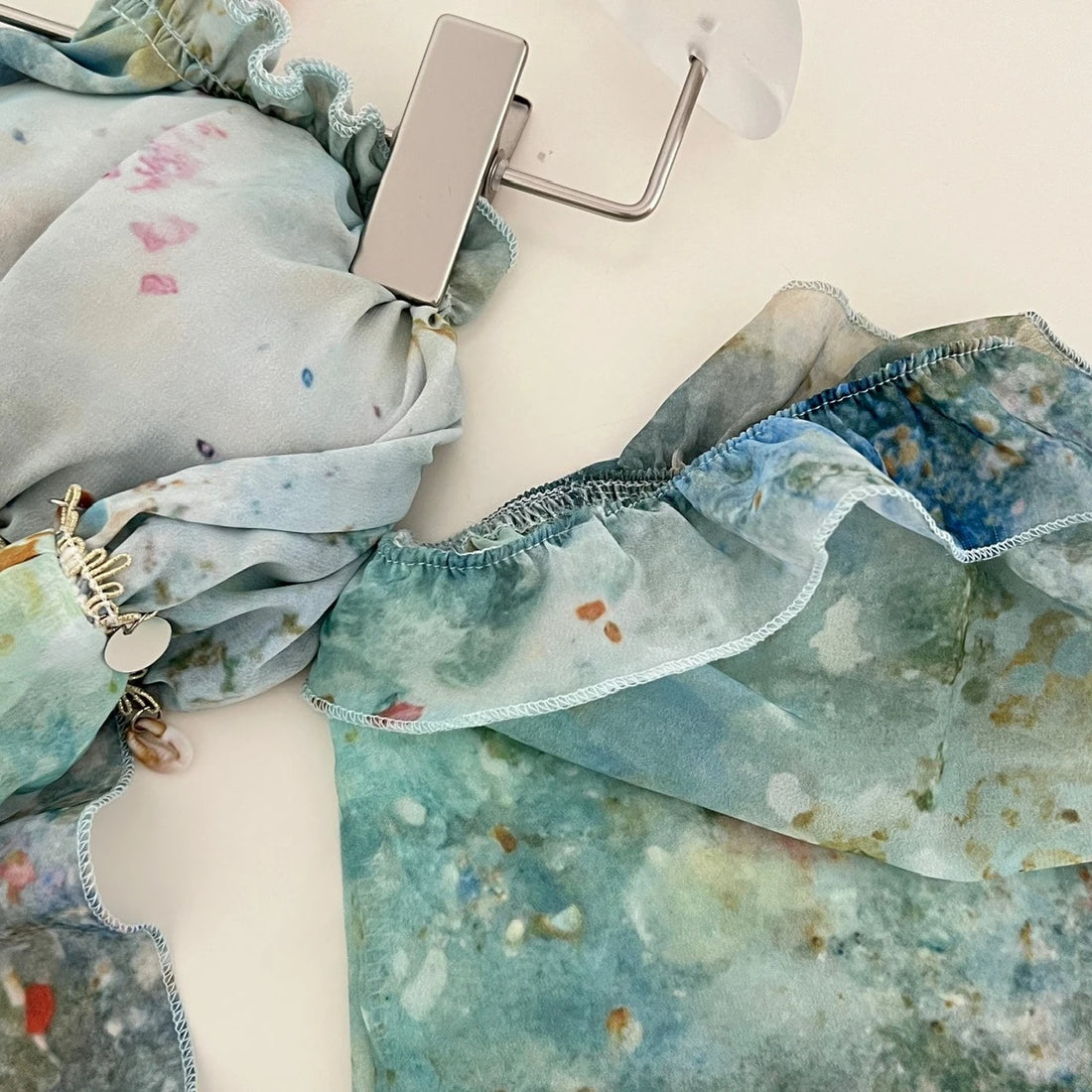 Beach Ruffle Maxi Dress