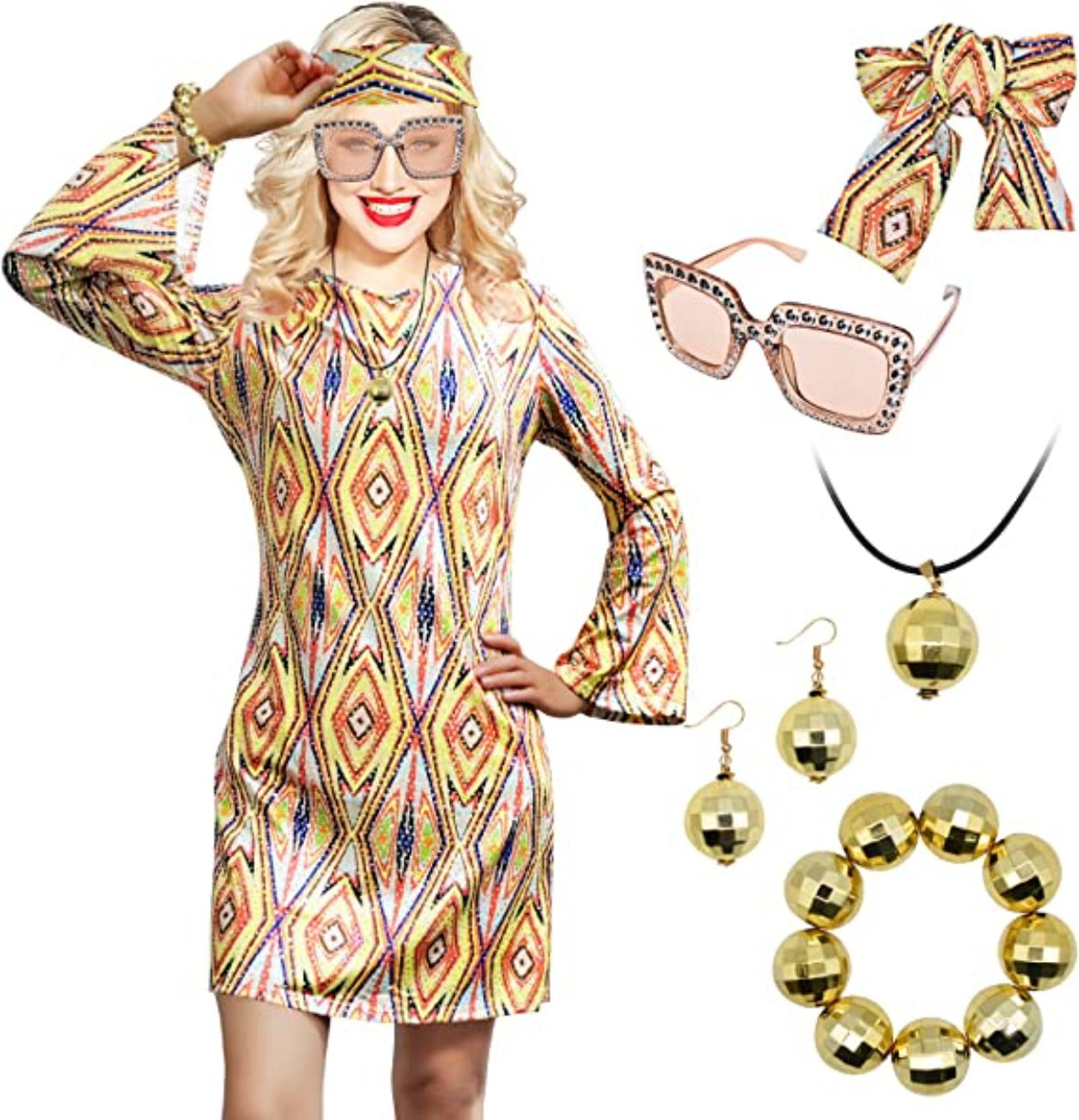 Hippy Heavenly Dress with Accessories