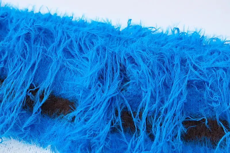 Unusual Slash-Neck Tasselled Cardigan - Festigal