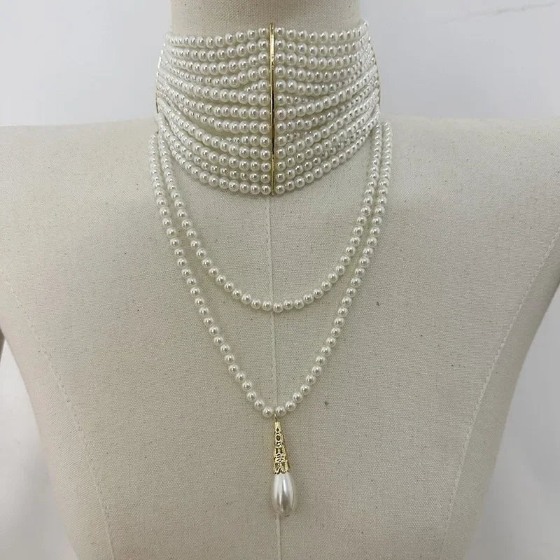 Freshwater Pearl Layered Necklace - Festigal