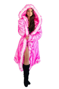 Remote Controlled LED Faux Fur Jacket