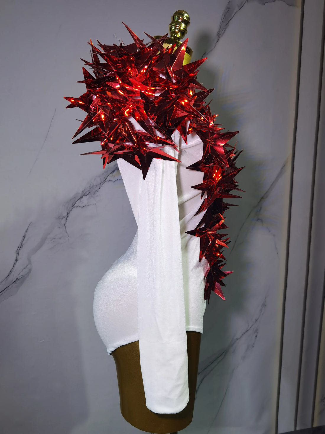 Heavily Embellished Star Bodysuit