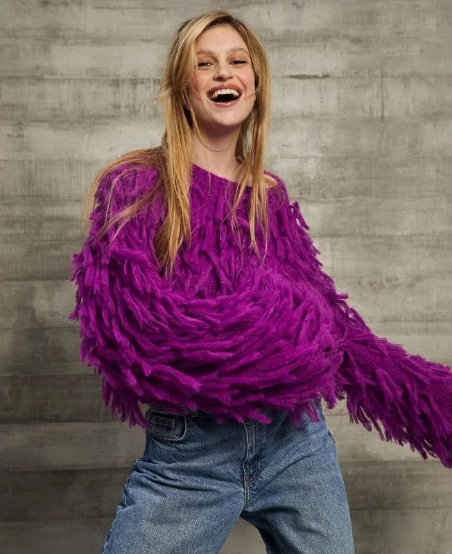 Exaggerated Tassel Sweater - Festigal