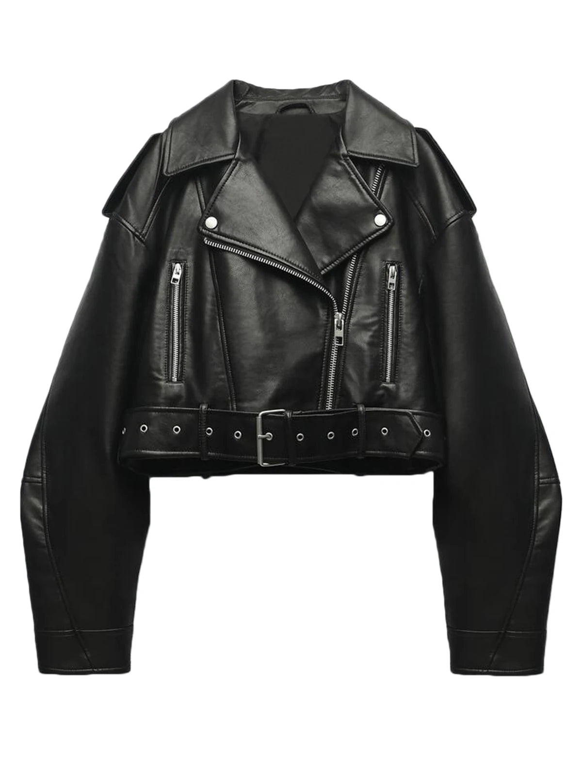 Faux Leather Biker Jacket