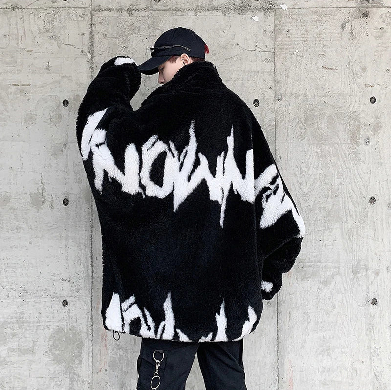 Men's Graffiti Fleeced Jacket - Festigal